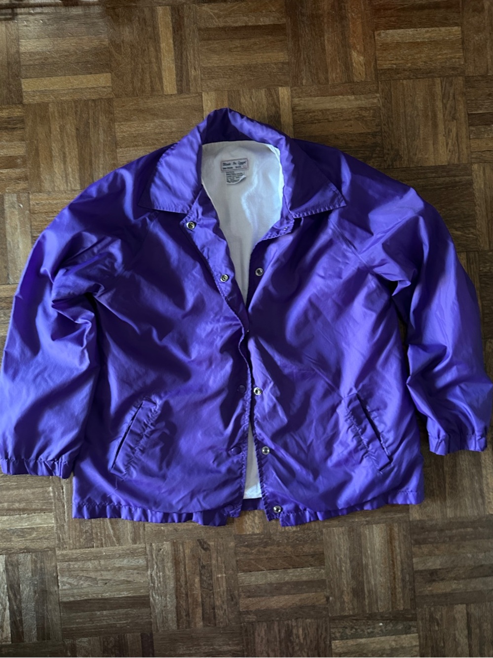VTG Purple Windbreaker Jacket - Unbranded